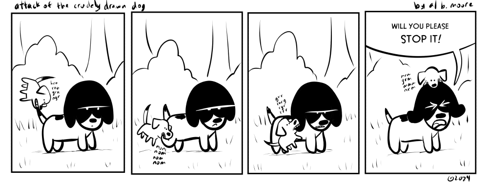 crudely drawn dog 10